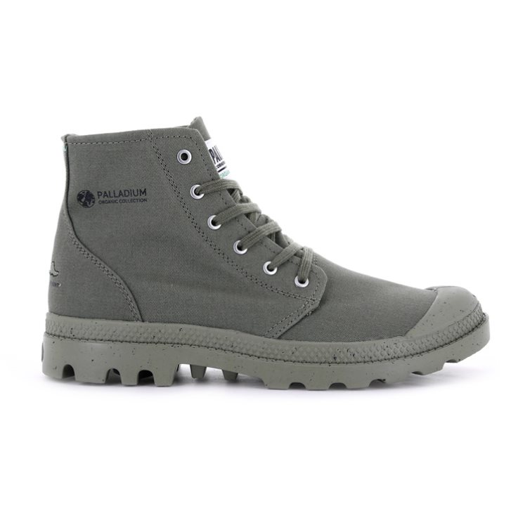 Dámské Boty Palladium Pampa Hi Organic II Šedé | CZ TYK-19V